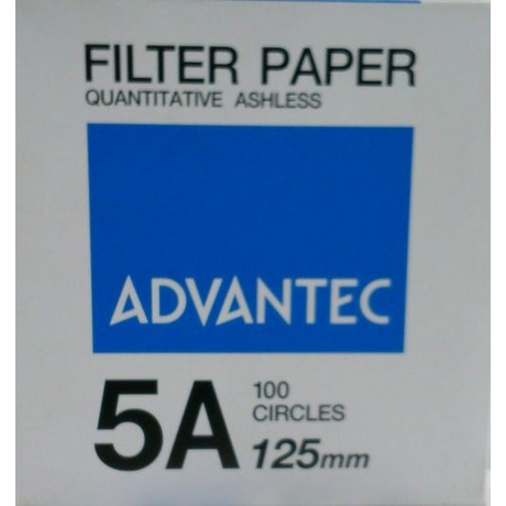 Papel filtro Advantec/MFS N°5A