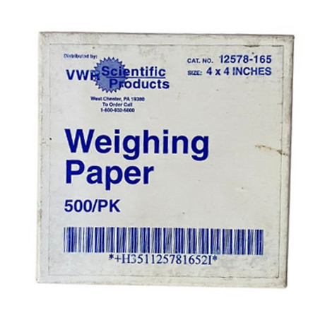 Weigh Boat, white, square,500/pk